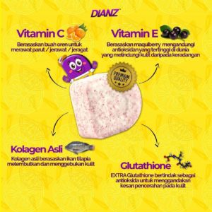 Dianz vitamin- pengalaman pengunaan &#038; kebaikan vitamin C dan E, KOSMETIK CIDA
