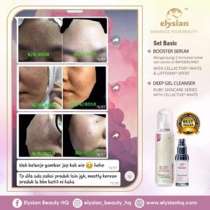 INFO: RUBY CELLACTIVE WHITE , ELYSIAN BOOSTER SERUM AND SET BASIC ELYSIAN, KOSMETIK CIDA