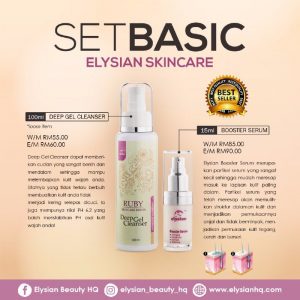 INFO: RUBY CELLACTIVE WHITE , ELYSIAN BOOSTER SERUM AND SET BASIC ELYSIAN, KOSMETIK CIDA