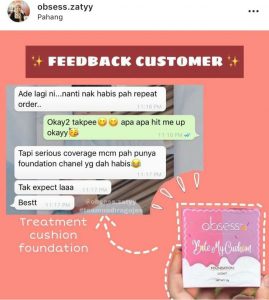 OBSESS COSMETICS DD CUSHION FOUNDATION- INFO,FEEDBACK , REVIEW AND TESTIMONI, KOSMETIK CIDA