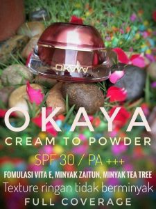 okaya malaysia -okaya foundation cream to powder, KOSMETIK CIDA