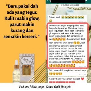 Sugar Gold Oil &#8211; Face oil MALAYSIA- Luxury Beauty OIl, KOSMETIK CIDA