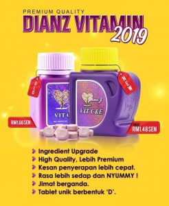 Info Dianz Vitamin Premium, KOSMETIK CIDA