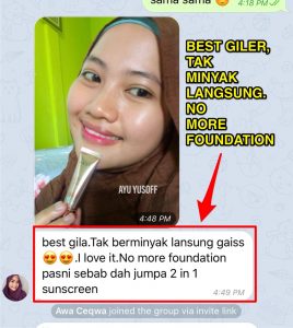 KELEBIHAN &#038; KEPENTINGAN MEMAKAI UFORA SUNSCREEN SPF50 PA++, KOSMETIK CIDA