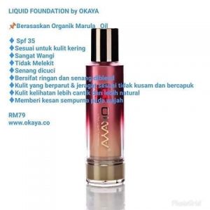 Okaya Liquid Foundation:  Nak cari Foundation tapi x tau warna apa yang sesuai?, KOSMETIK CIDA