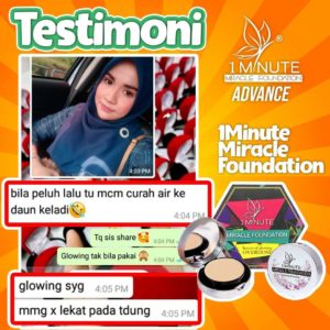 Info , Review &#038; Testimoni &#8211; 1minute miracle foundation ( Foundation Mua bellaz), KOSMETIK CIDA