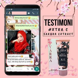 MOISTURISER SESUAI UNTUK KULIT BERMINYAK ,BERJERAWAT DAN BERJERAGAT : YARRA MOISTURISER SAKURA, KOSMETIK CIDA