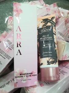 MOISTURISER SESUAI UNTUK KULIT BERMINYAK ,BERJERAWAT DAN BERJERAGAT : YARRA MOISTURISER SAKURA, KOSMETIK CIDA