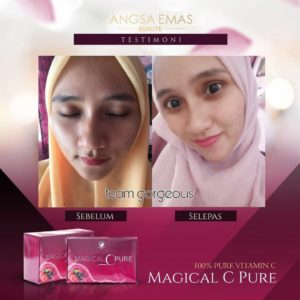 KEBAIKAN &#038; FEEDBACK MAGICAL C PURE -MANFAAT Vitamin C SEBENAR, KOSMETIK CIDA