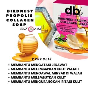 Kebaikan Birdnest Propolis Collagen Soap, KOSMETIK CIDA