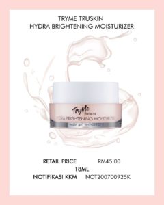 INFO KEBAIKAN FEEDBACK &#8211; TRUSKIN HYDRA BRIGHTENING MOISTURIZER, KOSMETIK CIDA