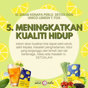 info Kebaikan &#038; Testimoni Unico Lemon T-TOX, KOSMETIK CIDA