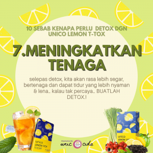 info Kebaikan &#038; Testimoni Unico Lemon T-TOX, KOSMETIK CIDA